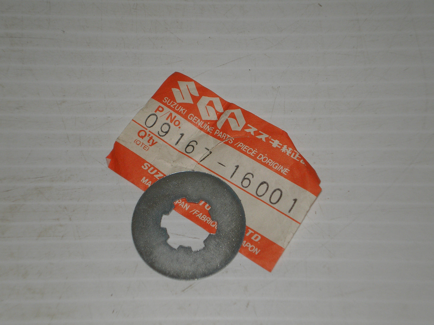 SUZUKI AC50 AS50 DS80 M12 M15 M31 K10 K11 K15 OR50 RM50 RM60 RM80 TM75 TS50 TS75 09167-16001