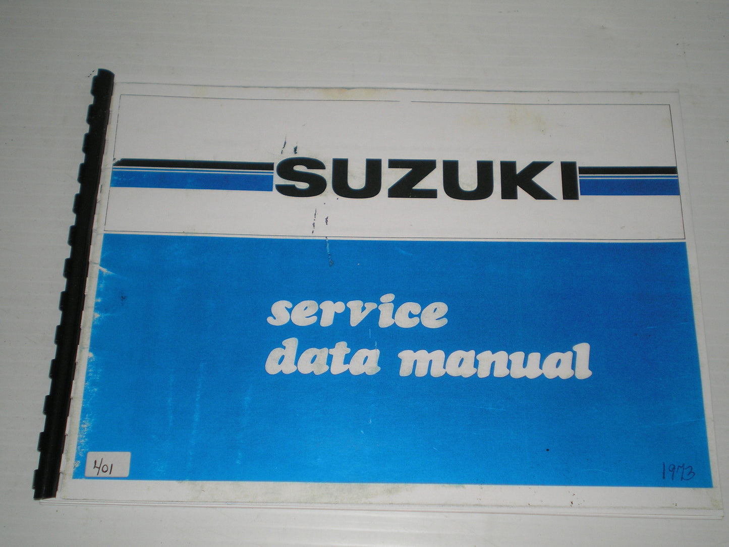 SUZUKI 1973 All models Motorcycle Service Data Manual #401