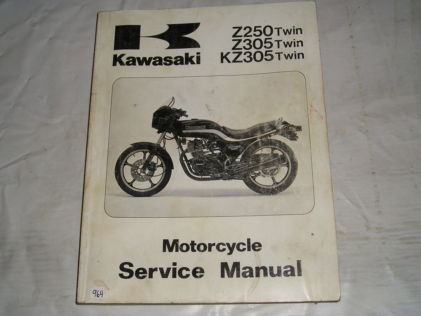 KAWASAKI KZ305 Z250 Z305 1979-1994 Service Manual 99924-1019-10 #964