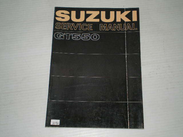SUZUKI GT550K GT550 K Indy 1973 Factory Service Manual #1092