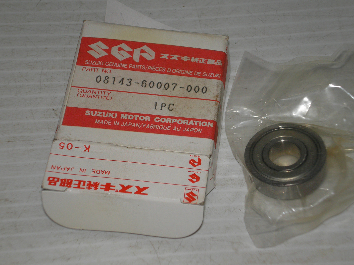SUZUKI FZ50 JR50 Front & Rear Wheel Bearing 08143-60007