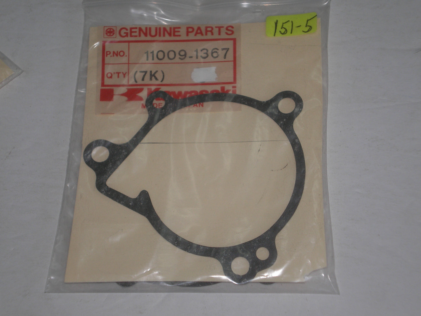 KAWASAKI KL600 KL650 1984-1990 Water Pump Cover Gasket 11009-1367