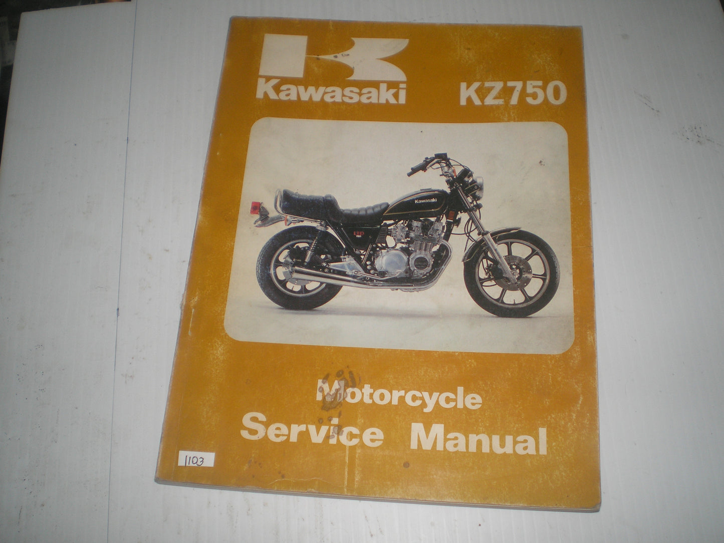 KAWASAKI KZ750 E1 H1 1980 Service Manual 99924-1021-01 #1103