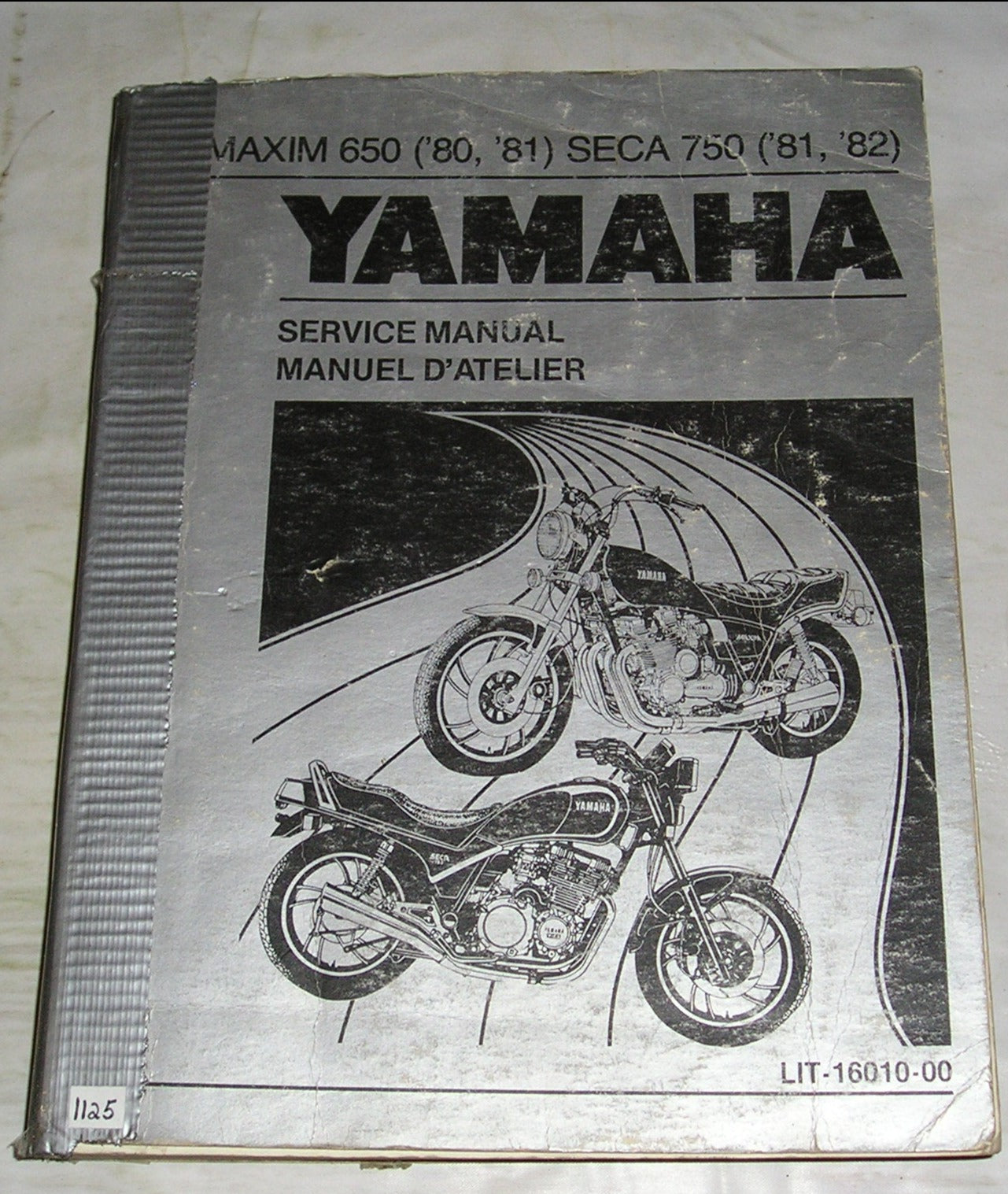 YAMAHA XJ650 Maxim XJ750 Seca 1980-1982 Supplementary Service Manual LIT-16010-00 #1125