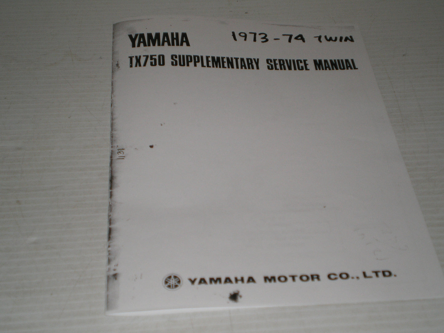 YAMAHA TX750  1973 1974  Service Supplement Manual  #1131