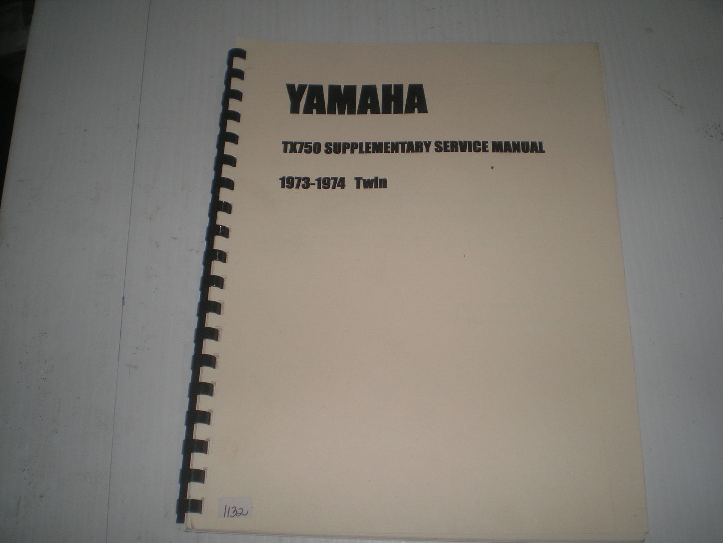 YAMAHA TX750  Twin  1973 1974   Service Manual Supplement   #1132