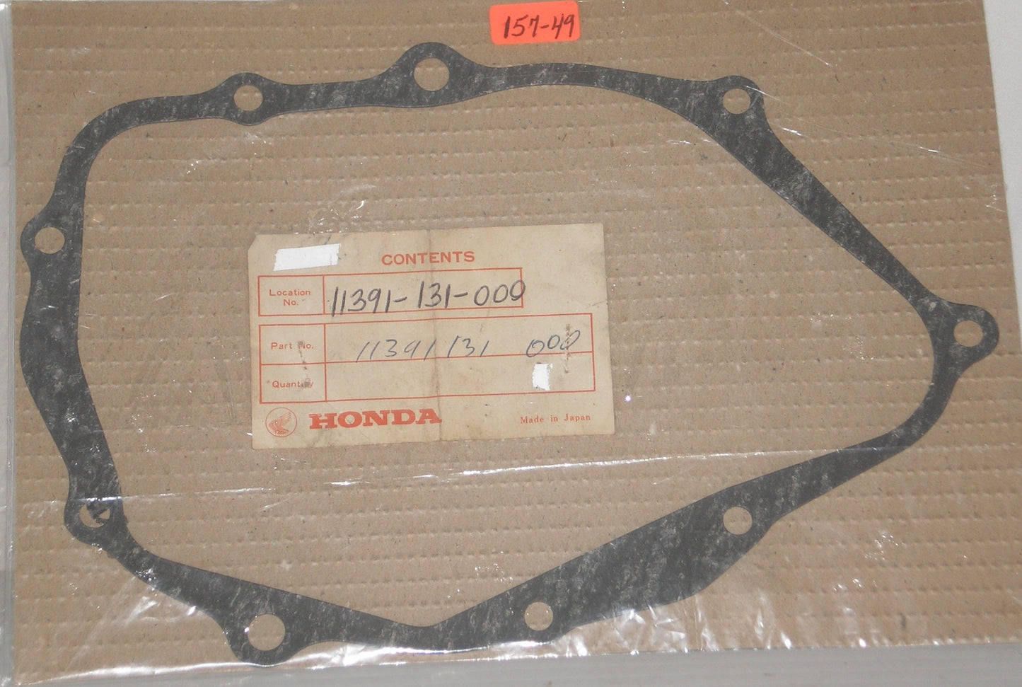 HONDA MR50 R/H Crankcase Clutch Gasket 11391-131-000 / 11391-131-306