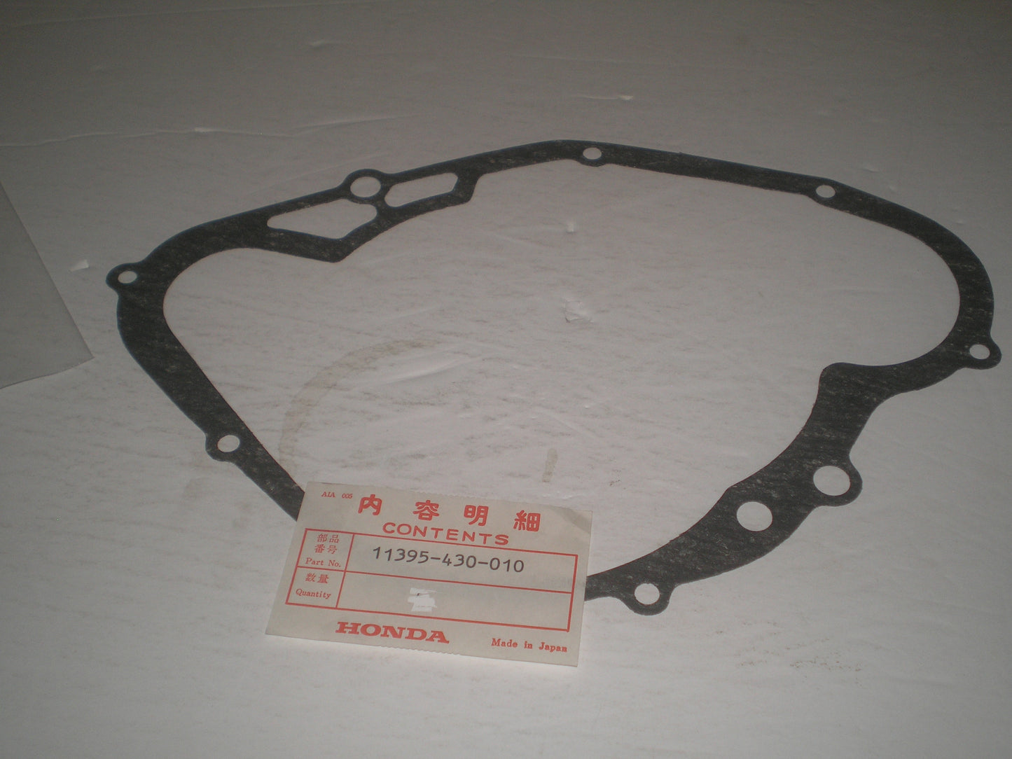 HONDA CR250R L/H Crankcase Cover Gasket 11395-430-010 / 11395-430-306