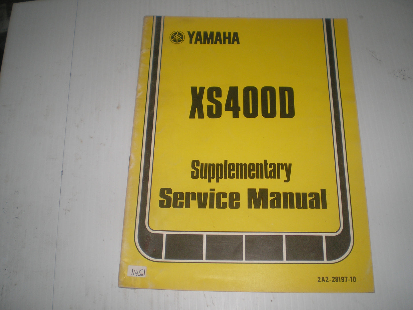YAMAHA XS400 D 1977  Service Manual Supplement  2A2-28197-10  LIT-11616-00-65  #1145.1