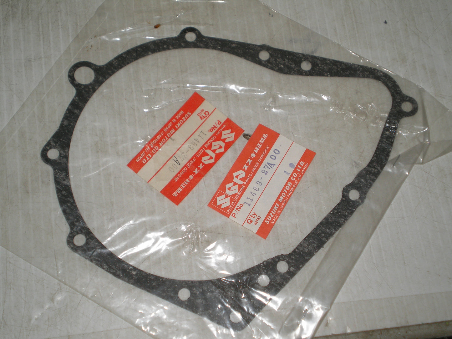 SUZUKI GSF600 GSX600 GSX750 GSX-R750 GSX-R1100 Starter Gear Cover Gasket 11483-27A00 / 11483-27A01 / 11483-27A10 / 11483-27A20