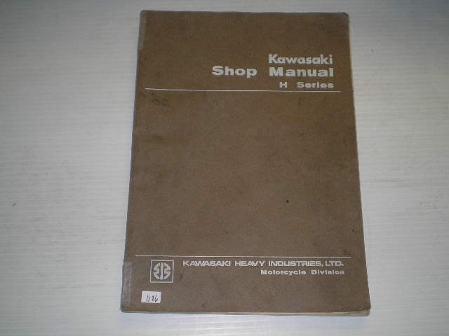 KAWASAKI H Series H1 H2 1972 Shop Manual 99997-532 #1186