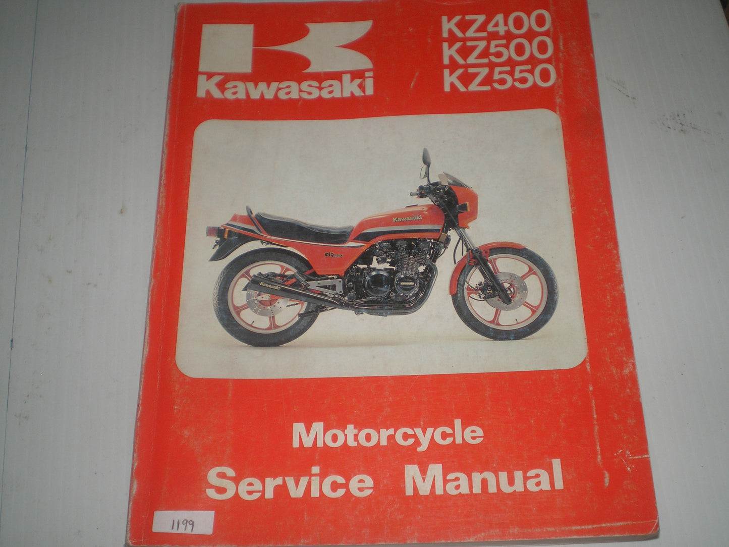 KAWASAKI KZ400 KZ500 KZ550 1979-1983 Service Manual 99924-1018-05 #1199