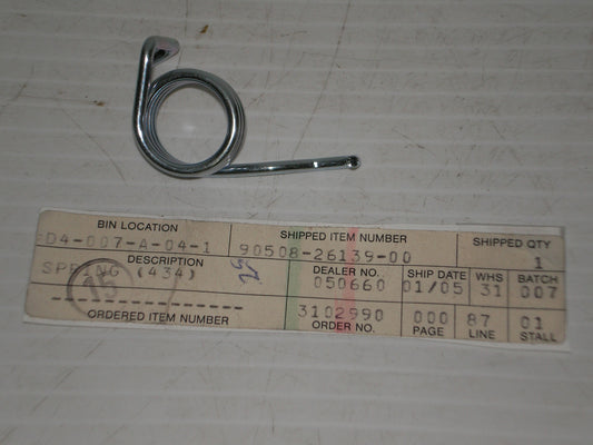 YAMAHA DT100 DT125 DT175 DT250 DT360 DT400 TY250 Foot Rest Spring 90508-26139