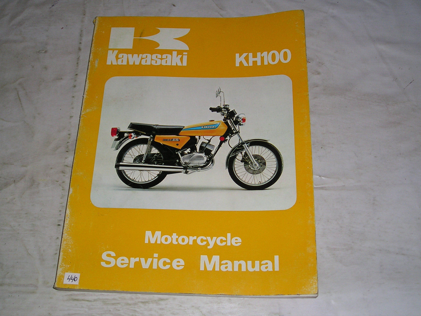 KAWASAKI KH100 EL EX ES 1978 Service Manual 99924-1004-01 #440