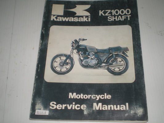 KAWASAKI KZ1000 E1 E2 Shaft 1979 1980 Service Manual 99924-1016-02 #1202.1