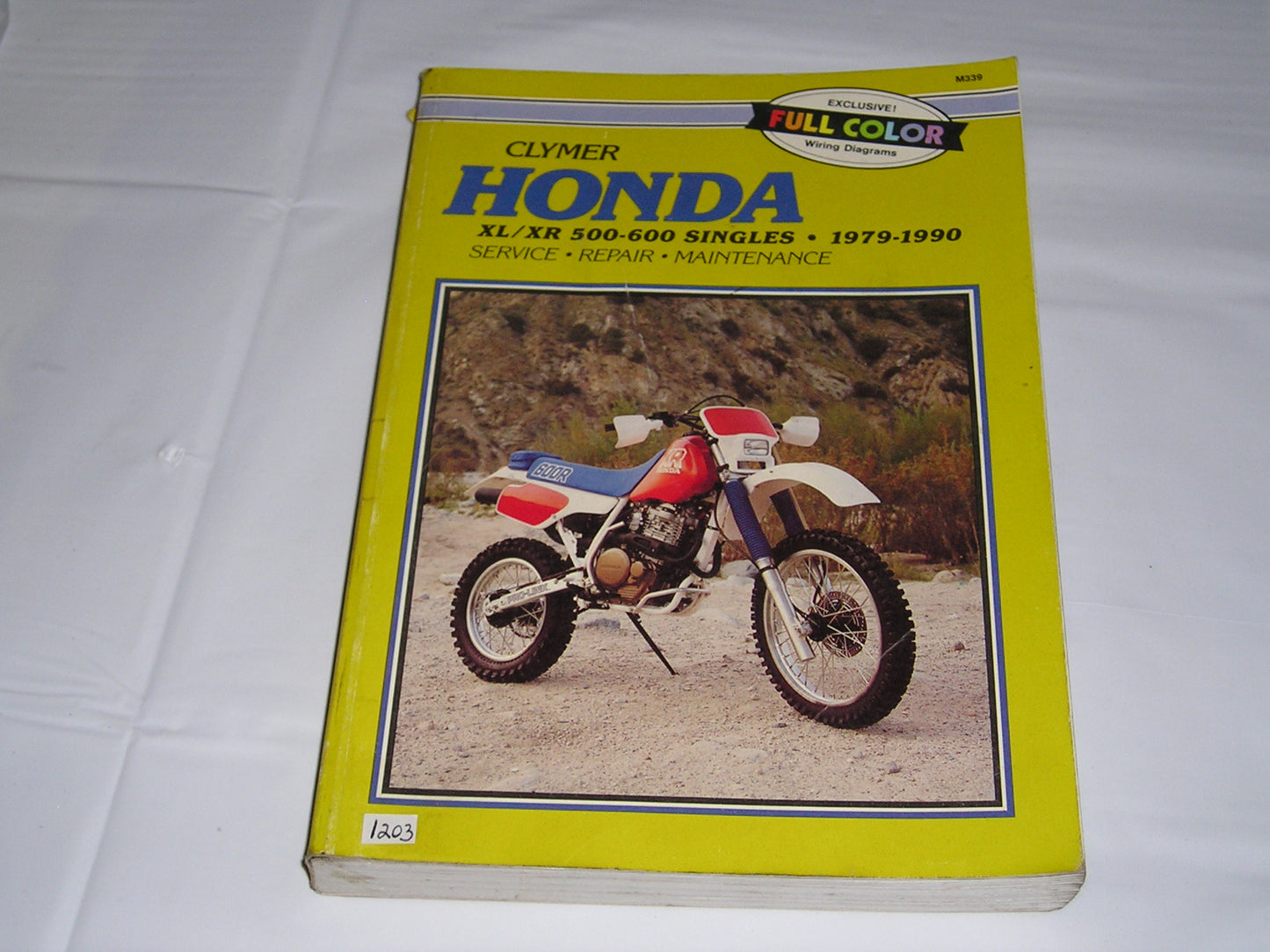HONDA XL500 XL600 XR500 XR600 Singles 1979-1990 Clymer Service Manual M339 #1203