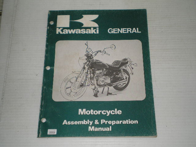 KAWASAKI General All Motorcycles 1983 Assembly & Preparation Manual 99931-1064-02 #1206