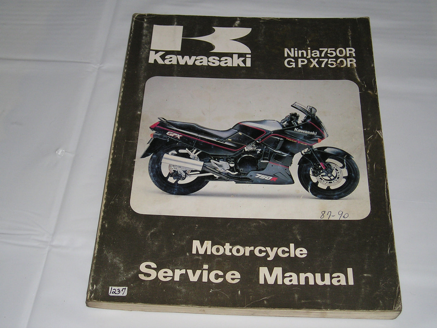 KAWASAKI GPX750 R ZX750 F1 F2 F3 F4 1987-1990 Service Manual 99924-1079-03 #1237