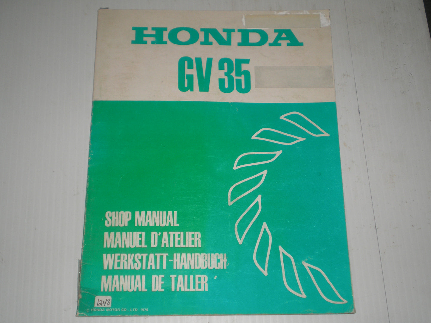 HONDA GV35 1977 Lawnmower Engine 6687901 #1248