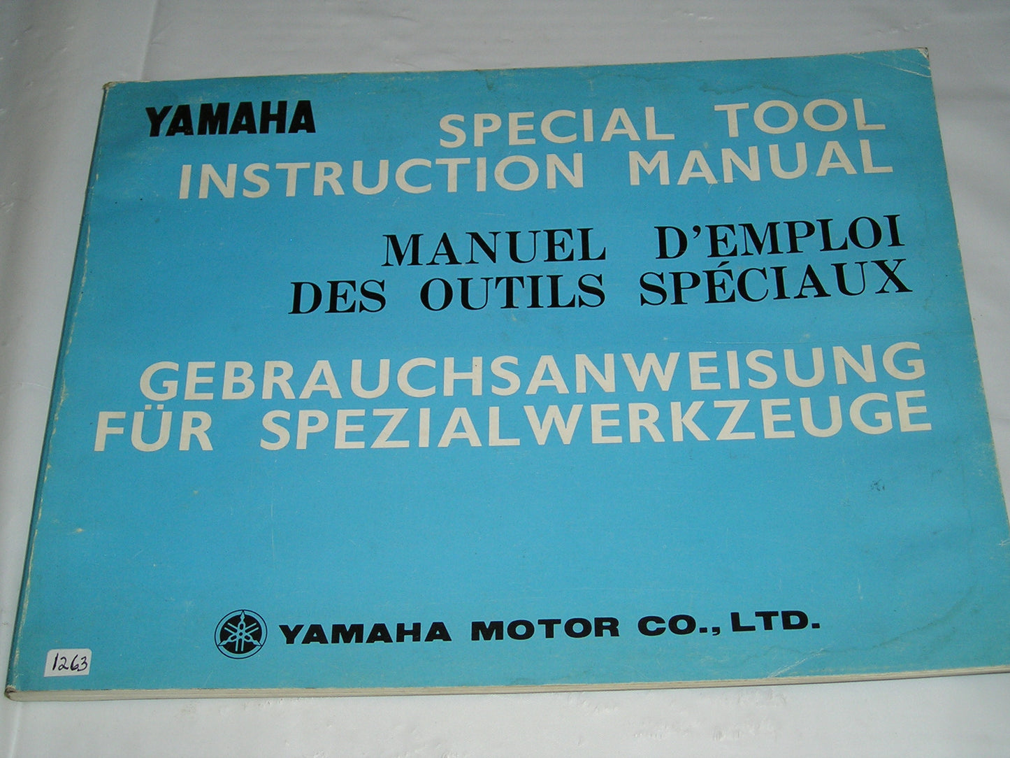 YAMAHA 1974 Special Tool Instruction Manual #1263
