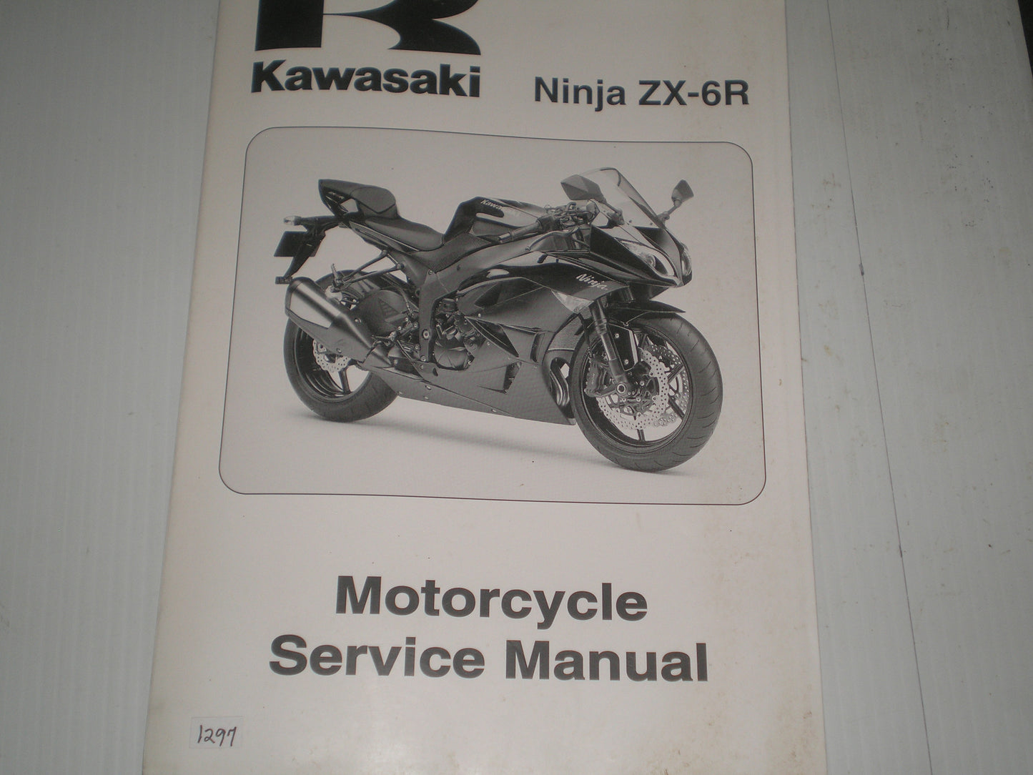 KAWASAKI ZX600 R9F ZX-6R Ninja 2009 Service Manual 99924-1417-01 #1297
