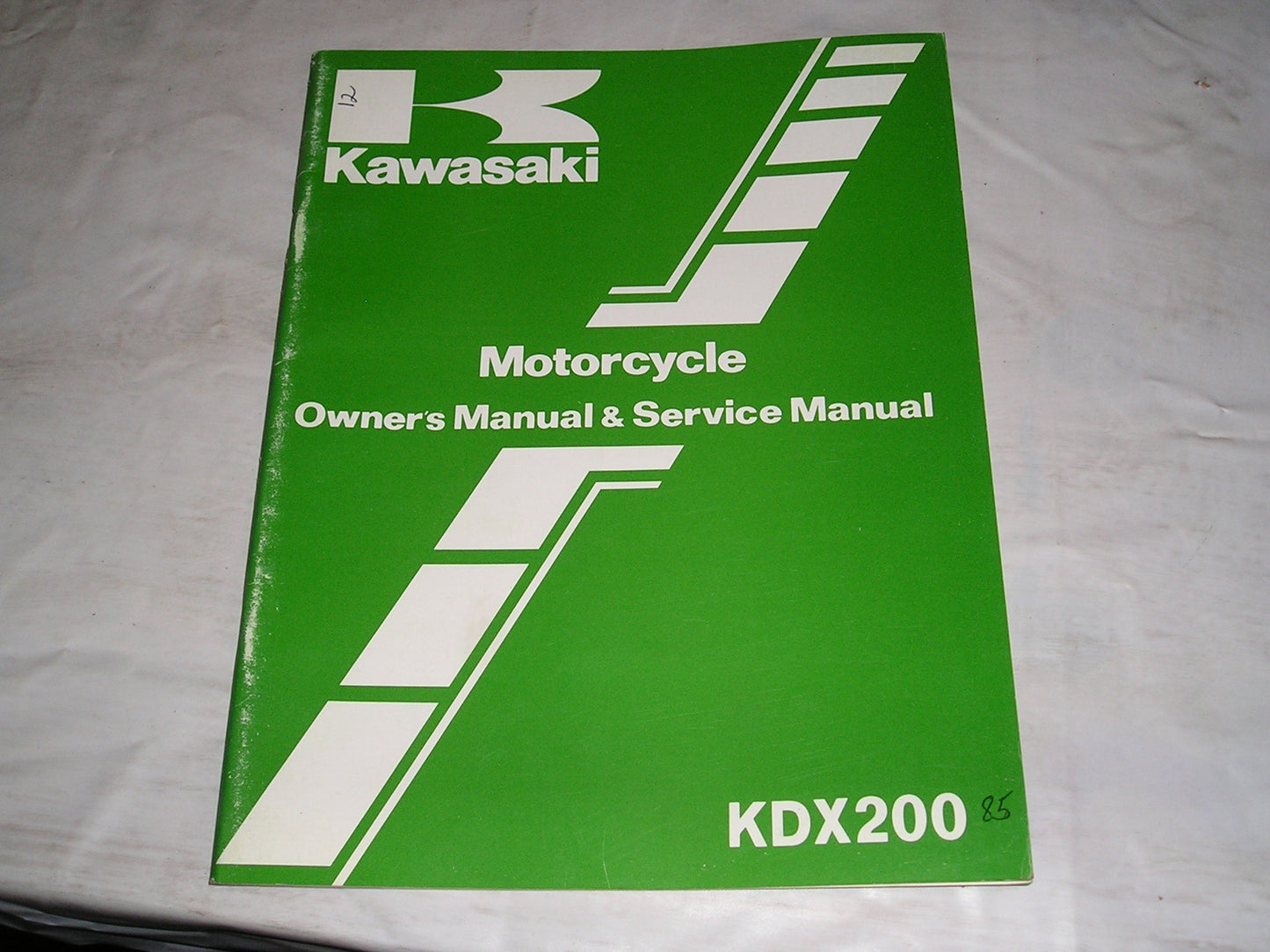 KAWASAKI KDX200 A3 1985 Owner's & Service Manual 99920-1292-01 #12