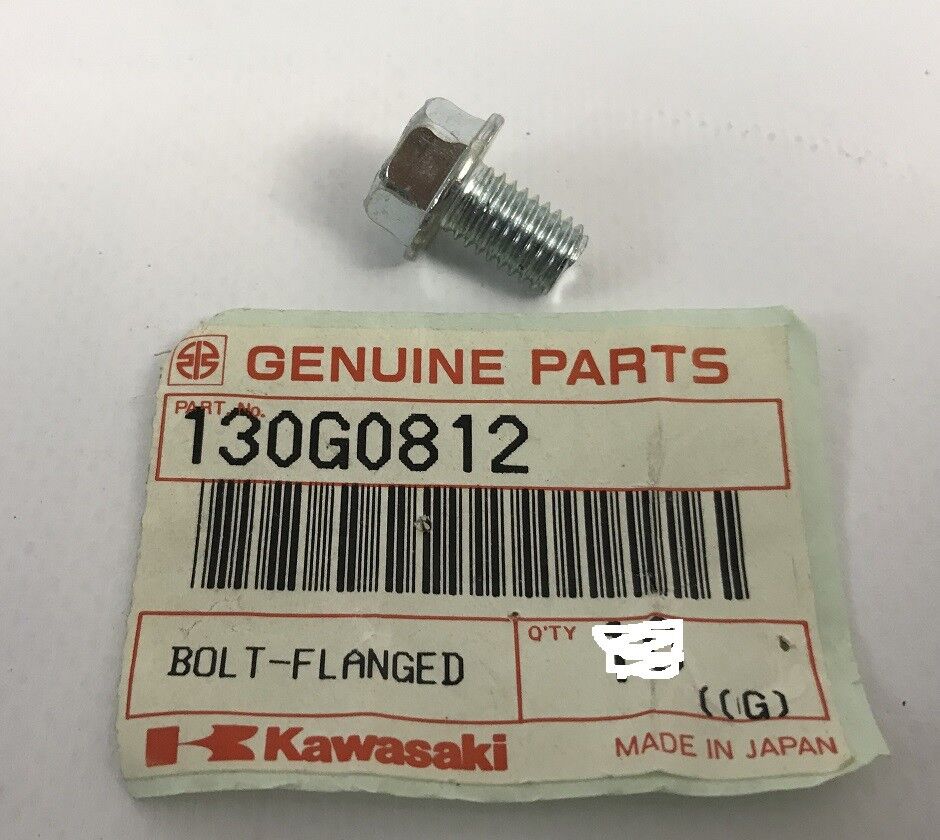 KAWASAKI Many Models 8x12 mm Flange Bolt 130G0812