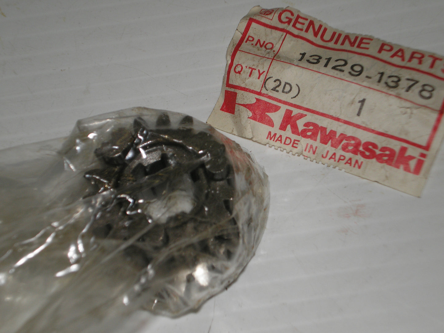 KAWASAKI KDX80 KX80 Transmission Input 3rd & 4th Gear 13129-1378