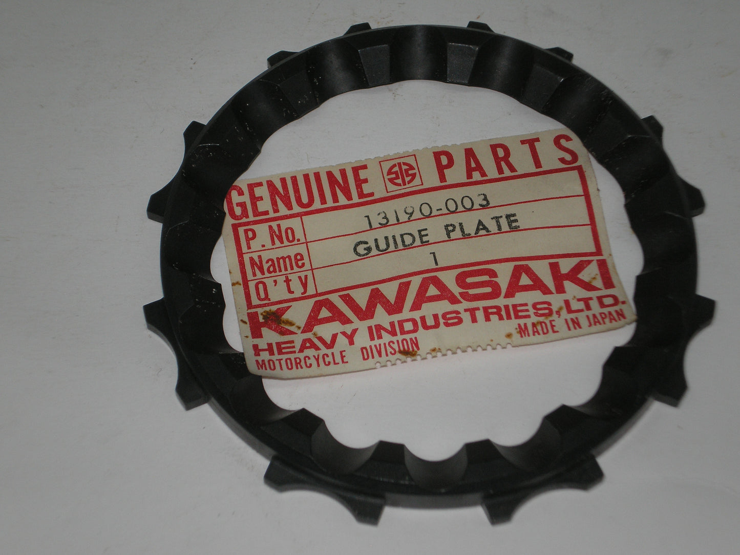 KAWASAKI KV75 MT1 Clutch Ball Guide Plate 13190-003