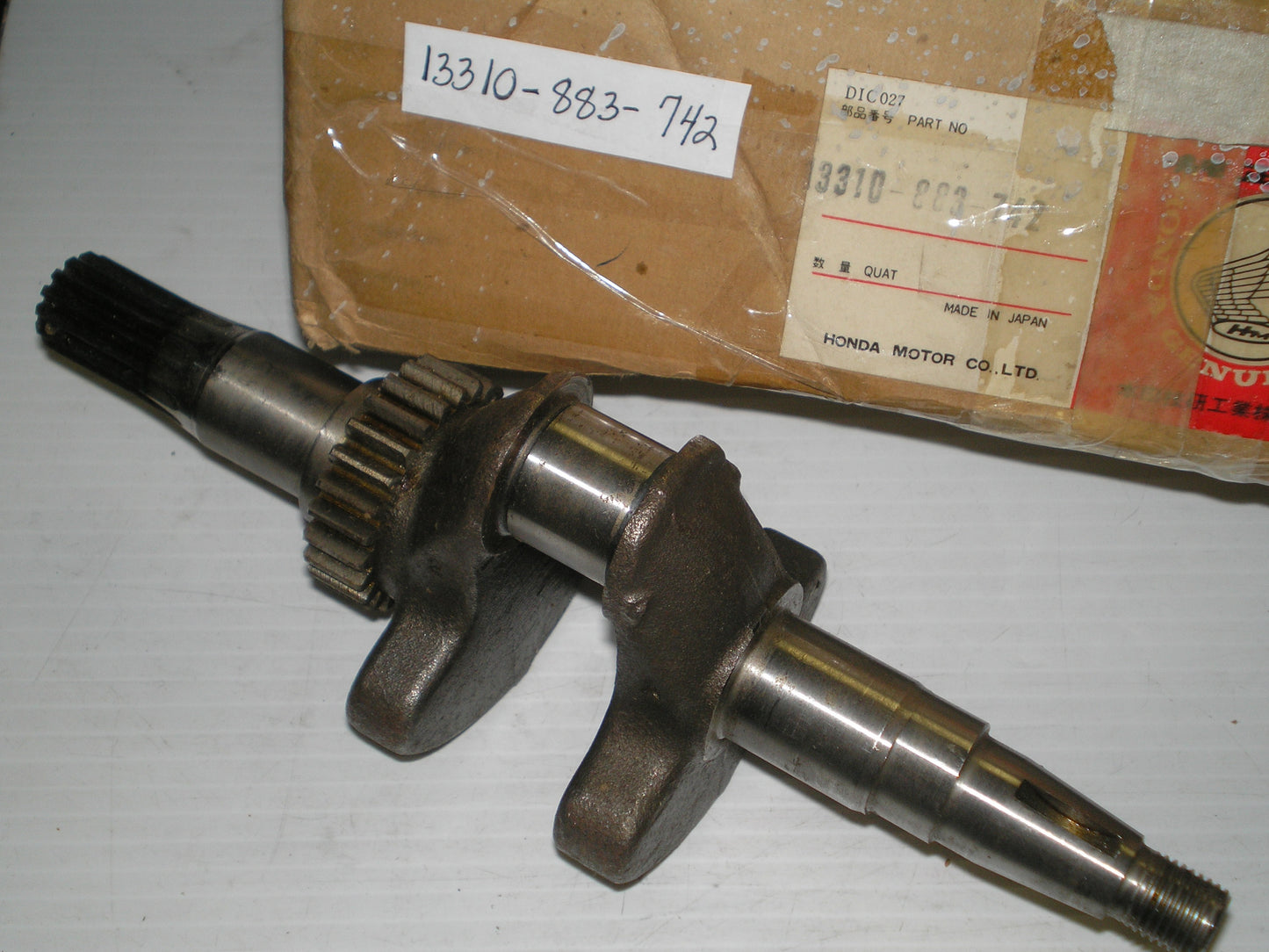 HONDA G200 HA HQ HY HZ HQAF Engine Crankshaft 13310-883-742