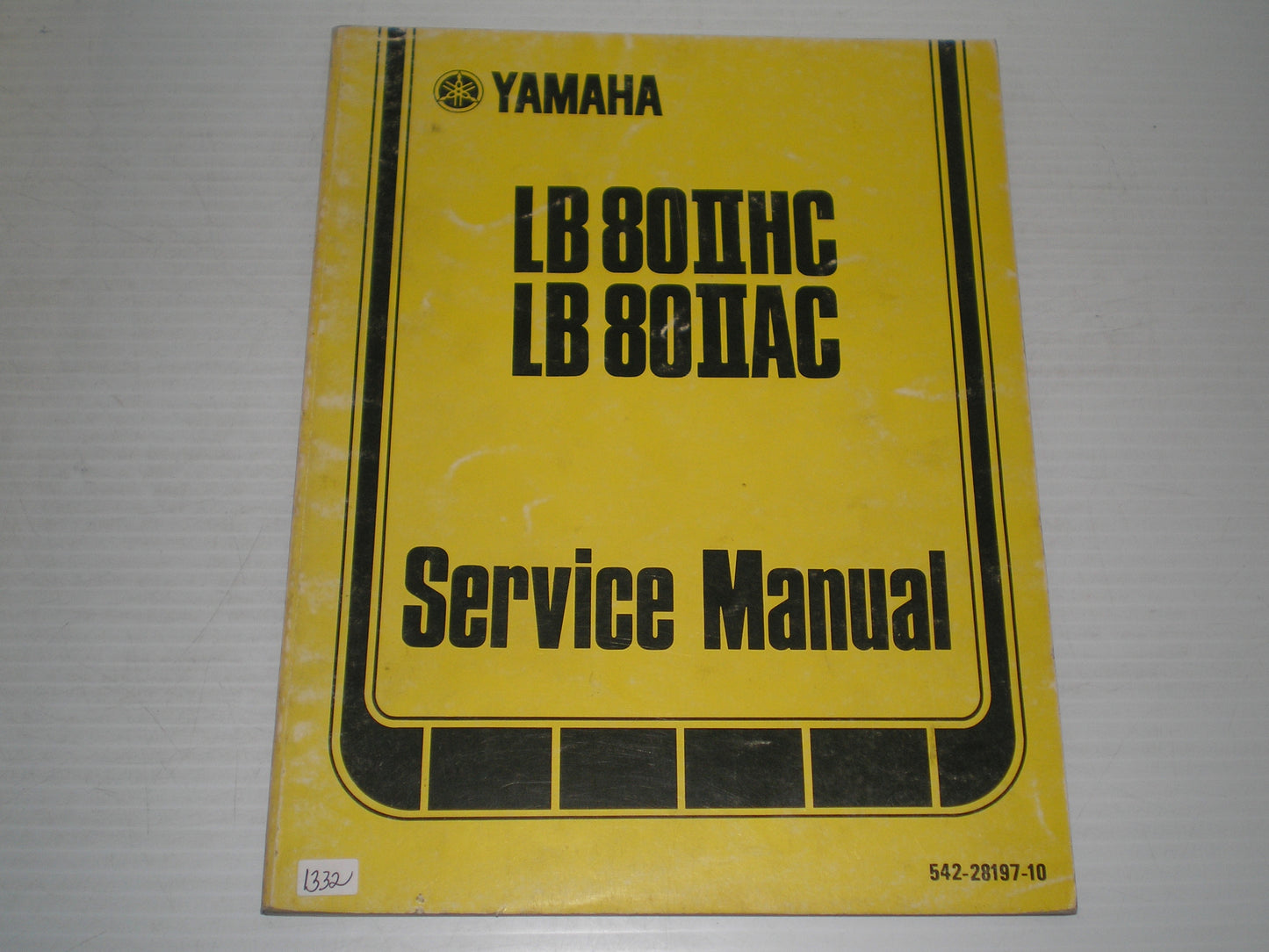 YAMAHA LB80 II HC LB802HC LB80 II AC LB802AC 1976 Service Manual 542-28197-10 LIT/11616-00-07 #1332