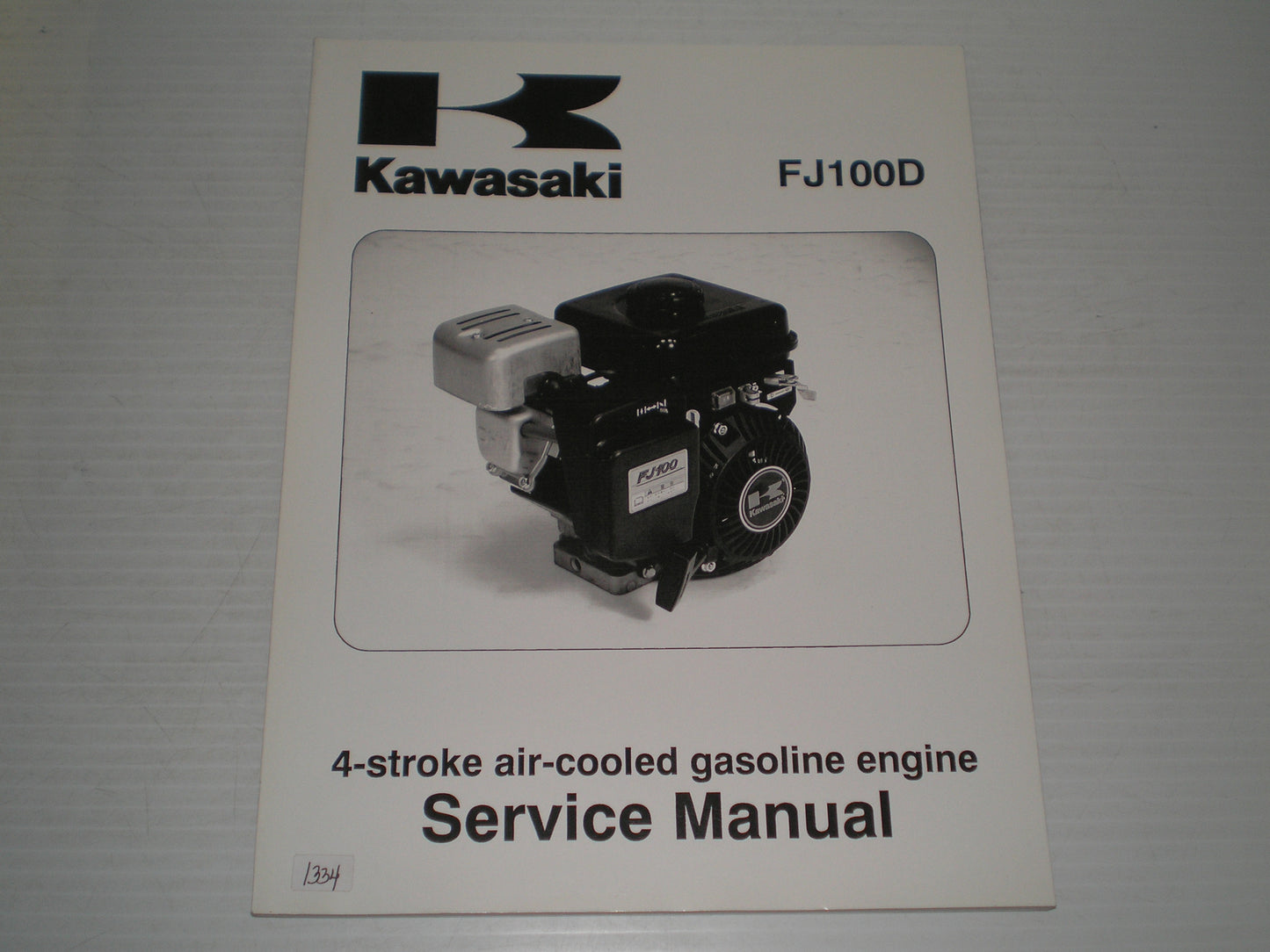 KAWASAKI FJ100 D FJ100D Engine 2003 Service Manual 99924-2062-01 #1334