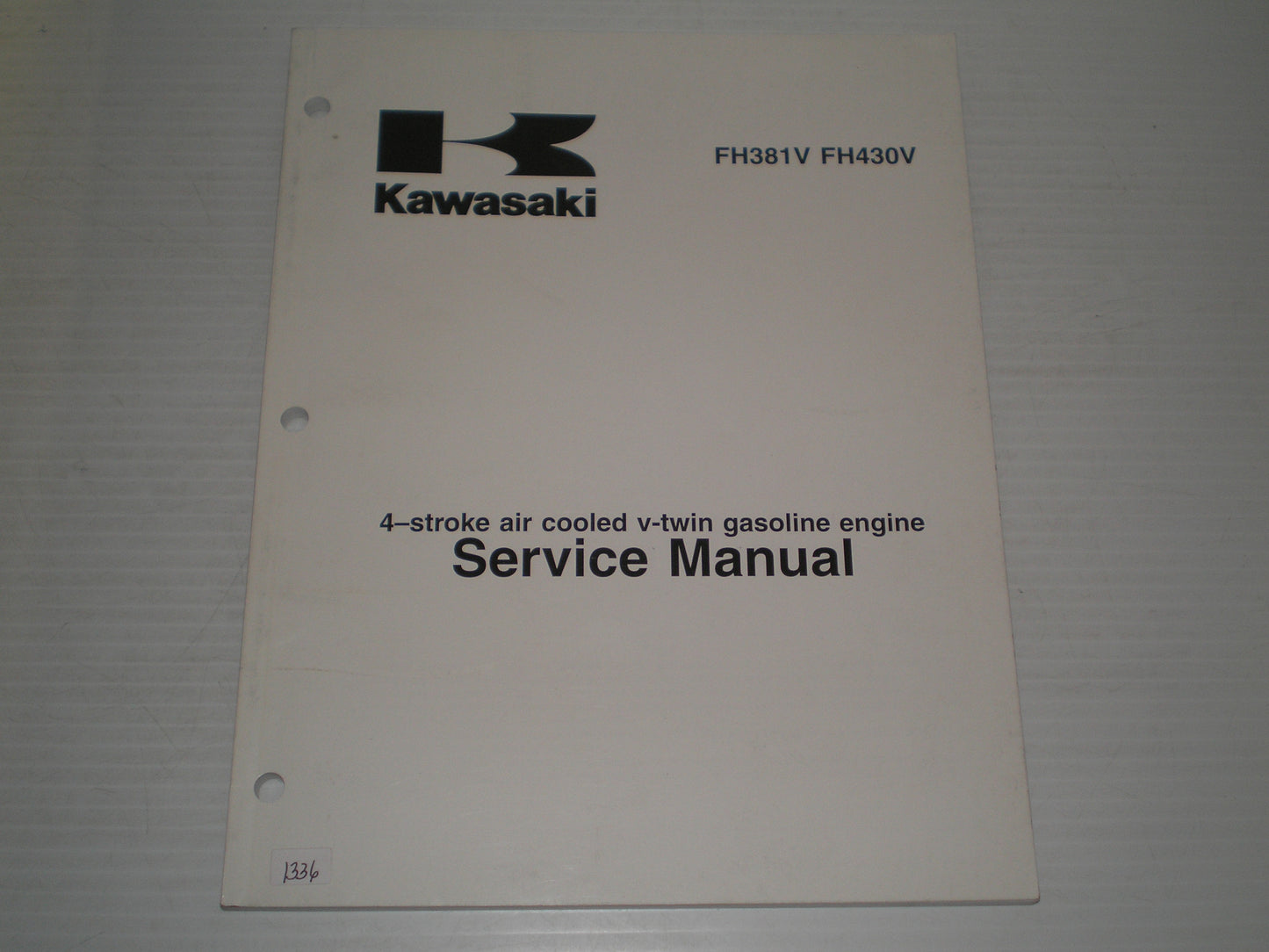 KAWASAKI FH381V FH381 FH430V FH430 Engine 2002 Service Manual 99924-2056-01 #1336