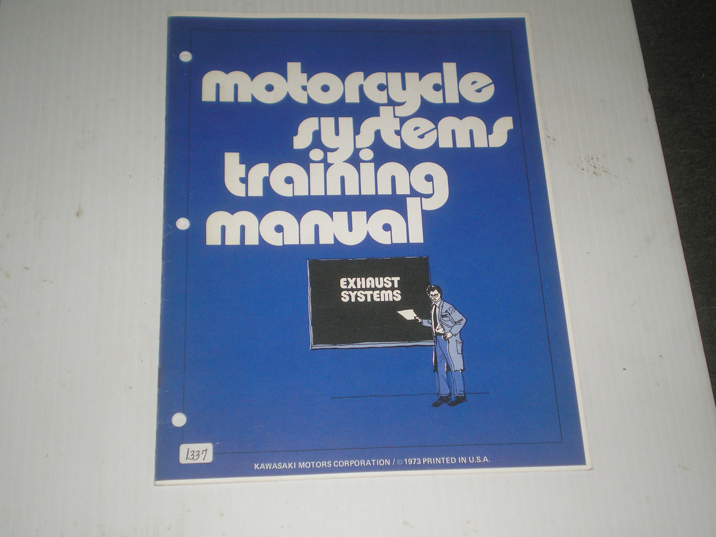 KAWASAKI 1973 Training Manual - Exhaust System #1337