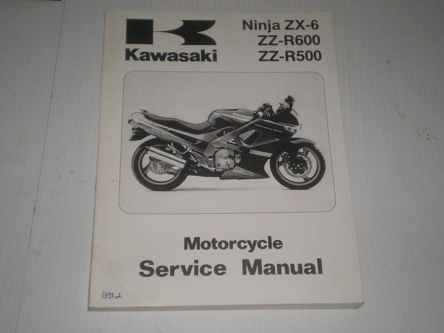 KAWASAKI ZX500 ZX600 Ninja ZX-6 ZZ-R600 ZZ-R500 1990-1993 Service Manual 99924-1128-02 #1373.2