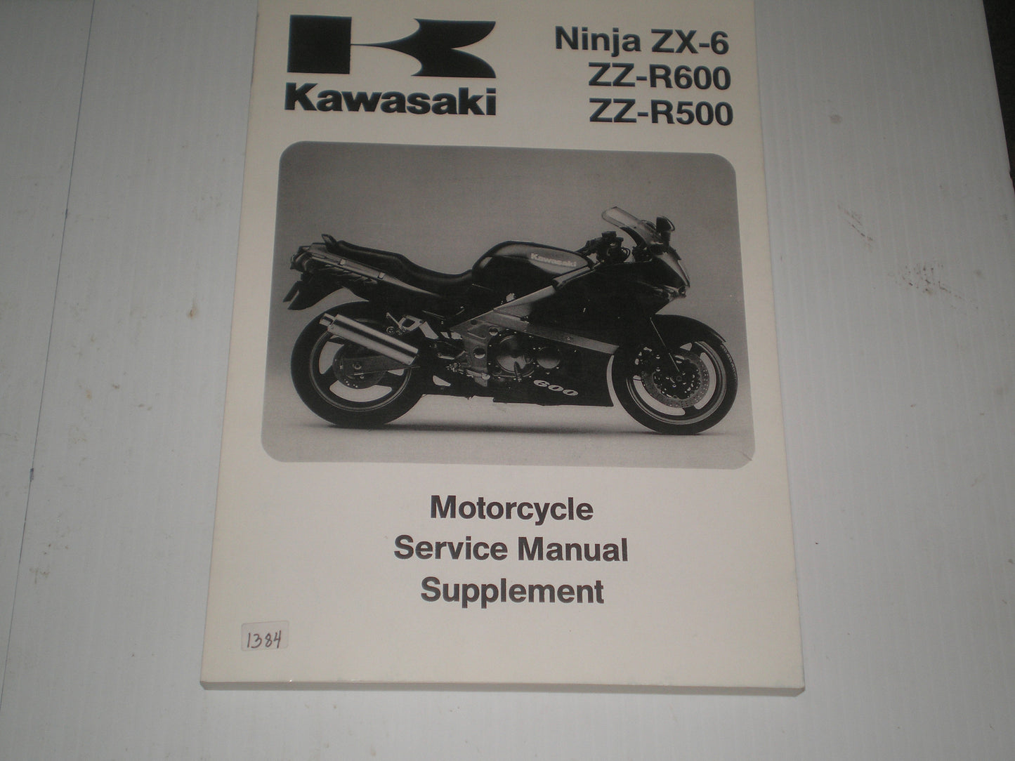 KAWASAKI ZX-6 Ninja ZZ-R600 ZX600 ZZ-R500 ZX500 1993-2004 Service Manual 99924-1161-61 #1384