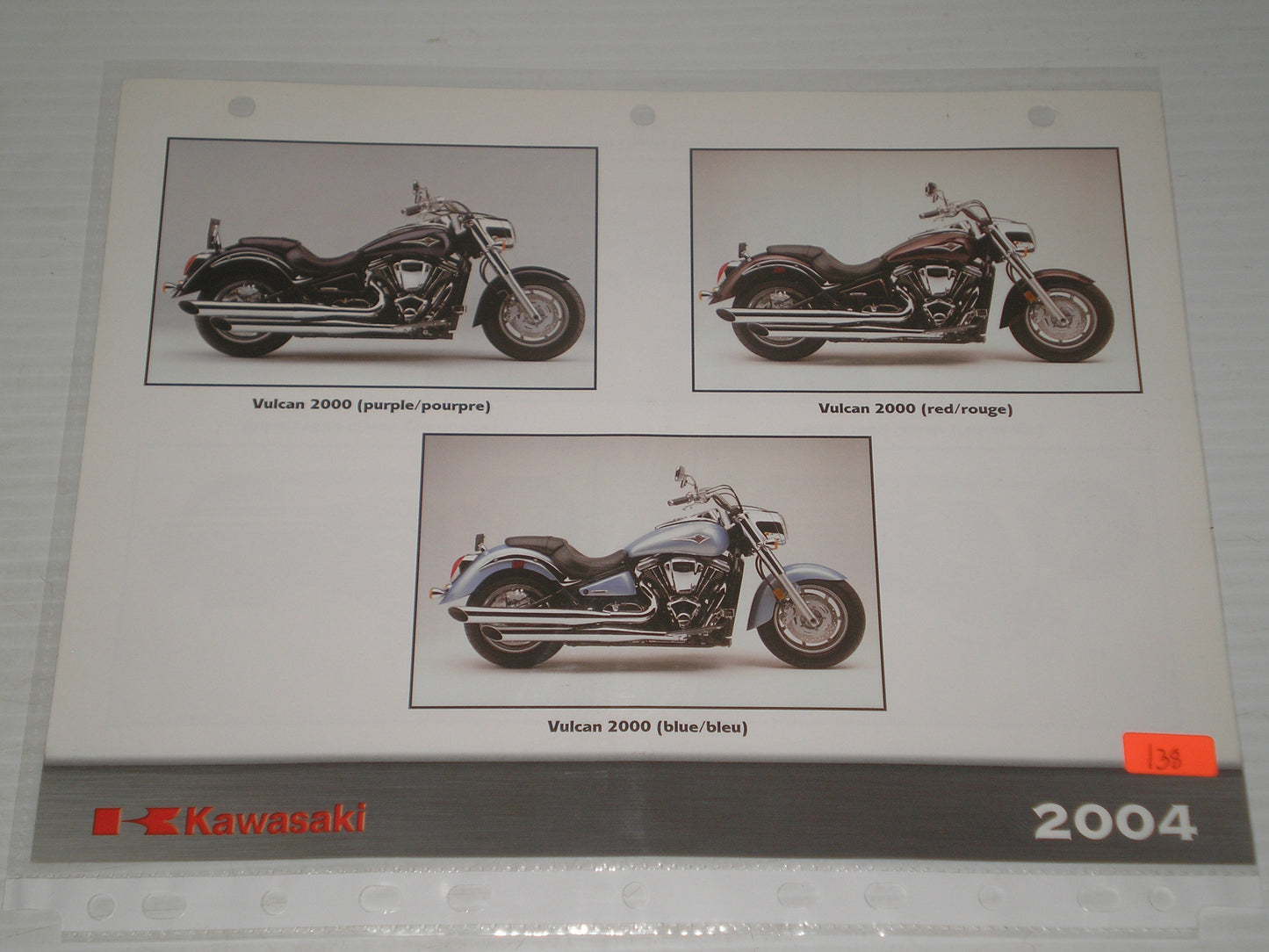 KAWASAKI 2004 1600 CLASSIC & VULCAN 2000 SALES BROCHURE 138