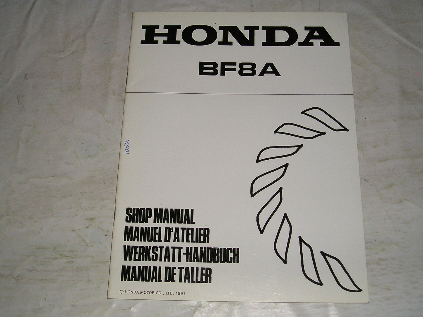 HONDA BF3A 1991 Outboard Motor Service Manual Supplement 6688122Z #1052