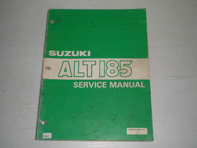 SUZUKI ALT185 1984 Service Manual 99500-41060-01E #1402.1