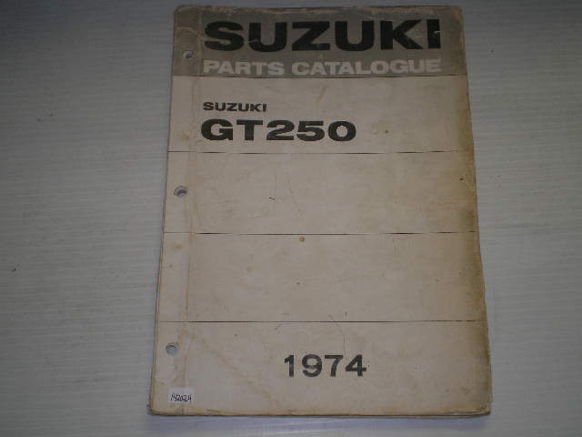 SUZUKI GT250 K L Hustler 1974 Parts Catalogue #1423