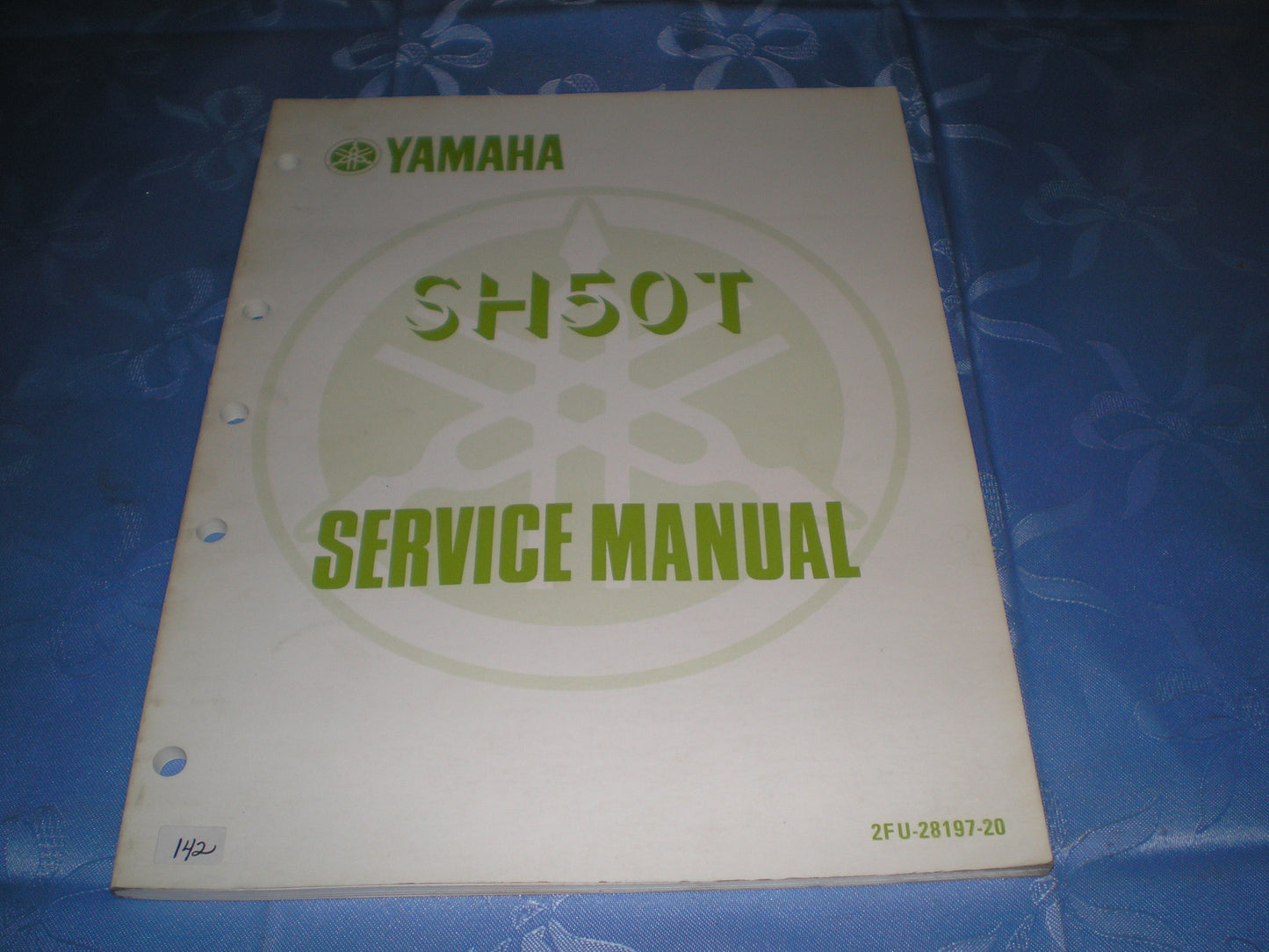 YAMAHA SH50T  SH50 T 1987  Service Manual  2FU-28197-20  #142