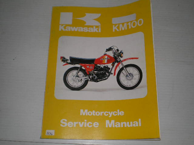 KAWASAKI KM100 1978-1981 Service Manual 99924-1012-03 #1436