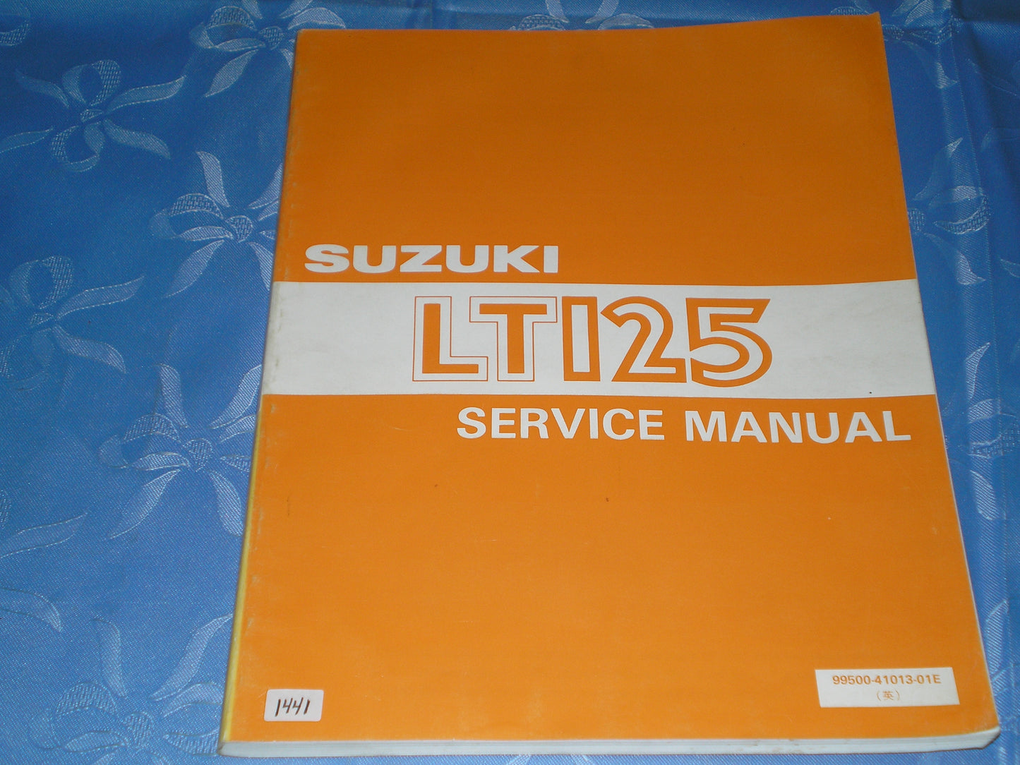 SUZUKI LT125 1983-1987 Service Manual 99500-41013-01E #1441