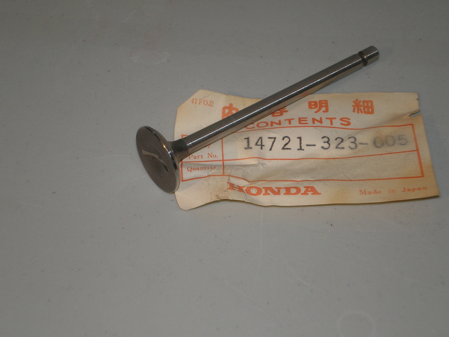 HONDA CB500 CB550 Engine Exhaust Valve 14721-323-000