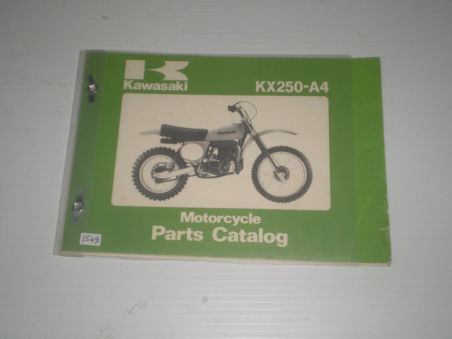 KAWASAKI KX250 A4 1978 Parts Catalogue 99910-1006-01 #894