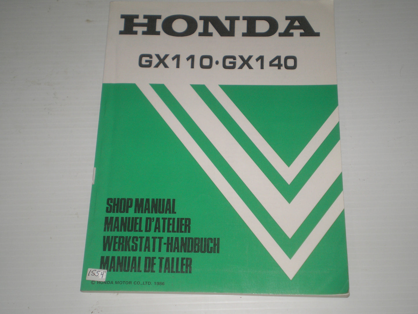 HONDA GX110 GX140 1987 Multi Purpose Engines 66ZE011 #862