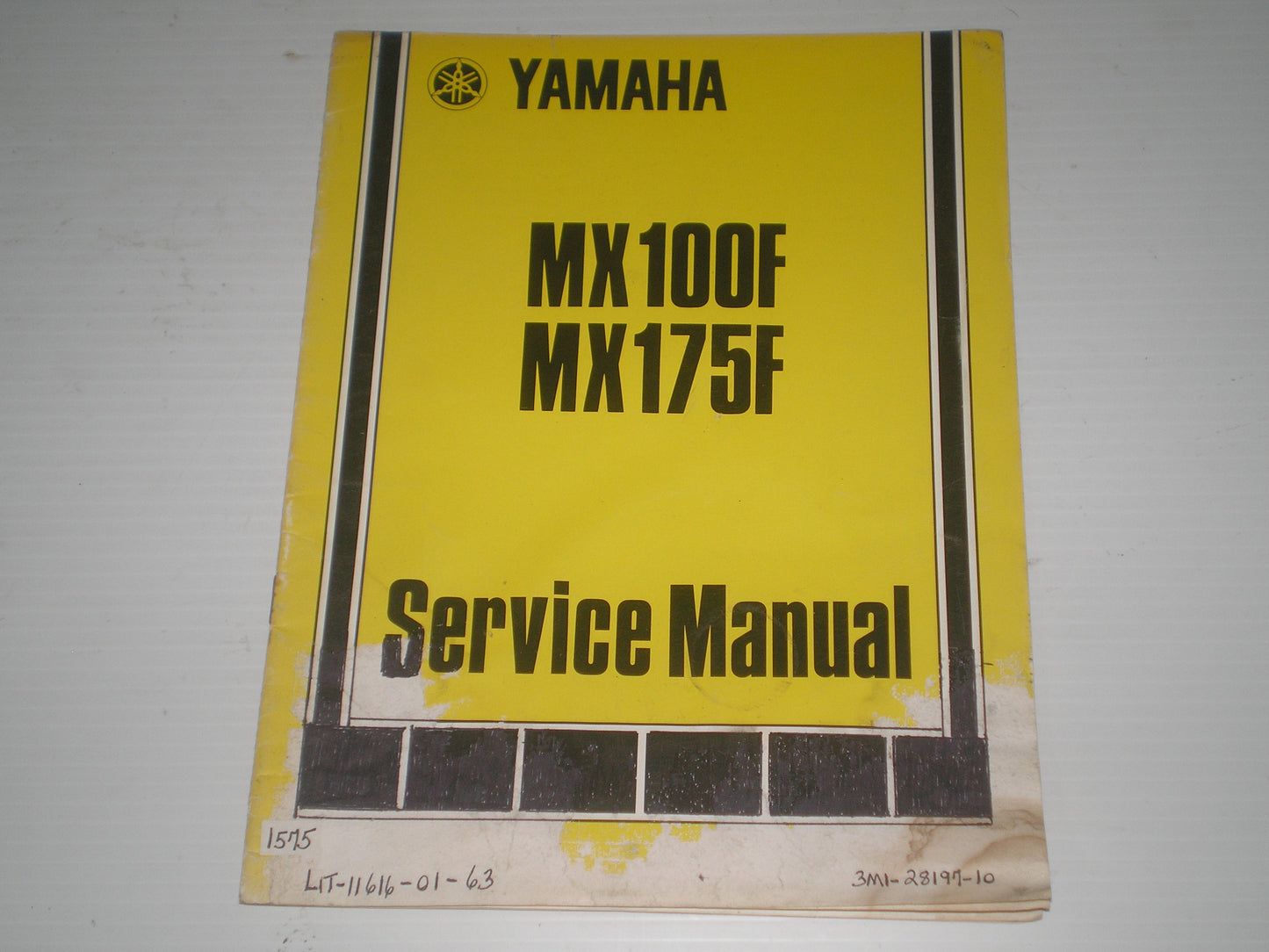 YAMAHA MX100 F  MX175 F  1979  Service Manual  LIT-11616-01-63  #1575