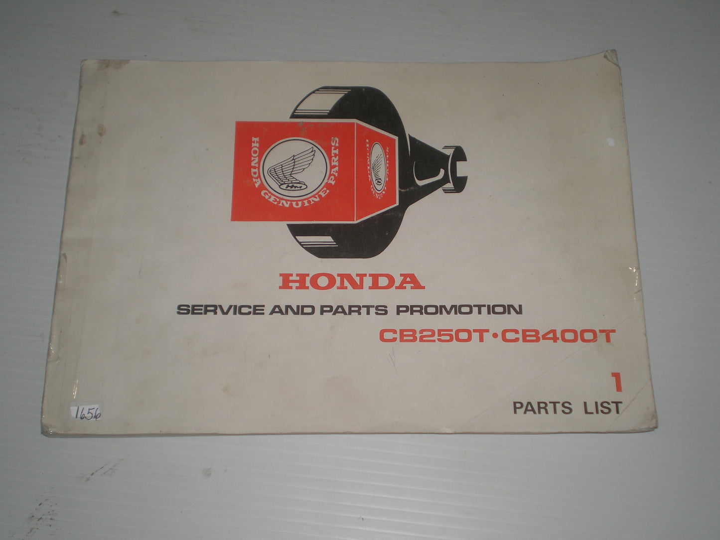HONDA CB250T -I (E) CB400T -II (CM) Hawk 1978 Parts List 1 / Catalogue #1656
