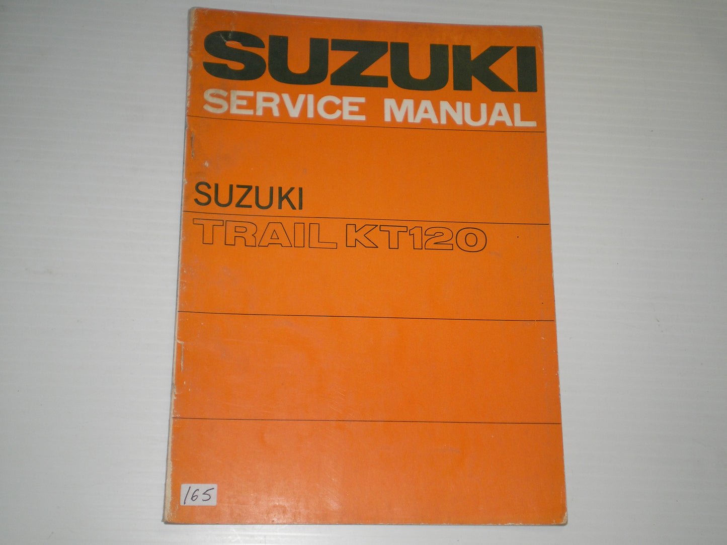 SUZUKI KT120 Trail 1968 Factory Service Manual #165