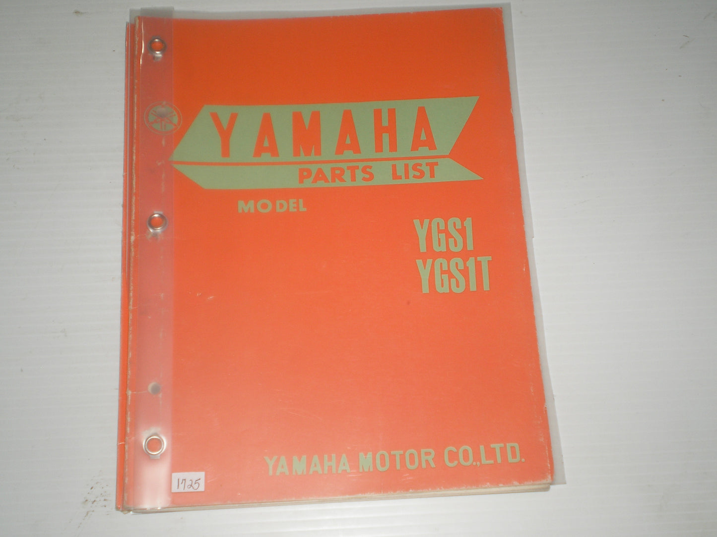 YAMAHA YGS1 YGS1T 1968 Parts List / Catalogue 1968 #1725